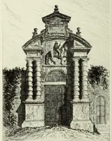 An illustration from Les châteaux historiques de la France (1877)