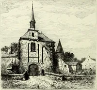 An illustration from Les châteaux historiques de la France (1877)
