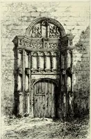 An illustration from Les châteaux historiques de la France (1877)