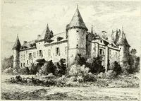 An illustration from Les châteaux historiques de la France (1877)