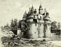 An illustration from Les châteaux historiques de la France (1877)