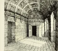 An illustration from Les châteaux historiques de la France (1877)