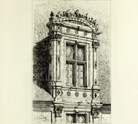 An illustration from Les châteaux historiques de la France (1877)