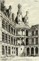 An illustration from Les châteaux historiques de la France (1877)