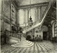 An illustration from Les châteaux historiques de la France (1877)