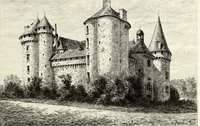 An illustration from Les châteaux historiques de la France (1877)