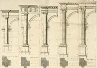 An illustration from Les cinq ordres d'architecture de Vincent Scamozzi ... : tirez du sixième livre de son Idée generale d'architecture : avec les planches originales (1685)