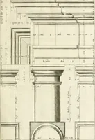 An illustration from Les cinq ordres d'architecture de Vincent Scamozzi ... : tirez du sixième livre de son Idée generale d'architecture : avec les planches originales (1685)