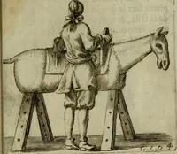 Picture 8 of 53 from L'escuyer françois : qui enseigne a monter a cheval et a voltiger par une methode toute particuliere (1679), leaf 18