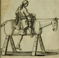 Picture 12 of 53 from L'escuyer françois : qui enseigne a monter a cheval et a voltiger par une methode toute particuliere (1679), leaf 26