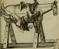 Picture 32 of 53 from L'escuyer françois : qui enseigne a monter a cheval et a voltiger par une methode toute particuliere (1679), leaf 52