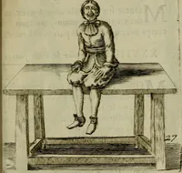 An illustration from L'escuyer françois : qui enseigne a monter a cheval et a voltiger par une methode toute particuliere (1679)