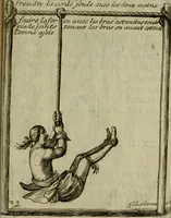 An illustration from L'escuyer françois : qui enseigne a monter a cheval et a voltiger par une methode toute particuliere (1679)