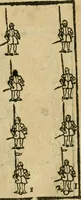 An illustration from Les discovrs militaires (1618)