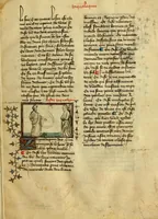 An illustration from Dits des philosophes. Le mireon aux pecheurs. Le livre Griseledis. Le mireon des pecheurs