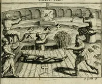 An illustration from Les dovze clefs de philosophie de frere Basile Valentin ... : traictant de la vraye medecine metalique : plus l'Azoth, ou, Le moyen de faire l'or caché des philosophes : traduction francoise (1660)