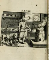 An illustration from Les dovze clefs de philosophie de frere Basile Valentin ... : traictant de la vraye medecine metalique : plus l'Azoth, ou, Le moyen de faire l'or caché des philosophes : traduction francoise (1660)