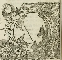 An illustration from Les dovze clefs de philosophie de frere Basile Valentin ... : traictant de la vraye medecine metalique : plus l'Azoth, ou, Le moyen de faire l'or caché des philosophes : traduction francoise (1660)