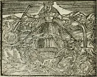 An illustration from Les dovze clefs de philosophie de frere Basile Valentin ... : traictant de la vraye medecine metalique : plus l'Azoth, ou, Le moyen de faire l'or caché des philosophes : traduction francoise (1660)
