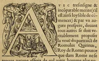 An illustration from Les eloges et vies briefuement descrites sous les images des plus illustres & principaux hommes de guerre, antiques & modernes: (1559)