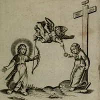 An illustration from Les emblemes d'amour diuin et humain ensemble : expliquez par des vers françois (1640)