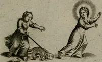 An illustration from Les emblemes d'amour diuin et humain ensemble : expliquez par des vers françois (1640)
