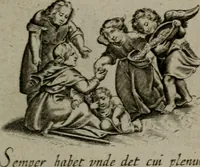 An illustration from Les emblemes d'amour diuin et humain ensemble : expliquez par des vers françois (1640)