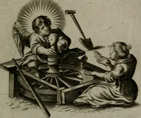 An illustration from Les emblemes d'amour diuin et humain ensemble : expliquez par des vers françois (1640)