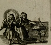 An illustration from Les emblemes d'amour diuin et humain ensemble : expliquez par des vers françois (1640)