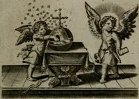 An illustration from Les emblemes d'amour diuin et humain ensemble : expliquez par des vers françois (1640)