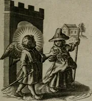 An illustration from Les emblemes d'amour diuin et humain ensemble : expliquez par des vers françois (1640)