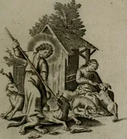 An illustration from Les emblemes d'amour diuin et humain ensemble : expliquez par des vers françois (1640)