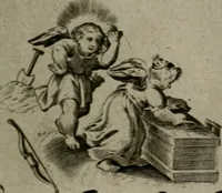 An illustration from Les emblemes d'amour diuin et humain ensemble : expliquez par des vers françois (1640)