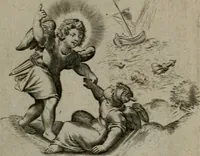 An illustration from Les emblemes d'amour diuin et humain ensemble : expliquez par des vers françois (1640)