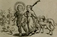 An illustration from Les emblemes d'amour diuin et humain ensemble : expliquez par des vers françois (1640)