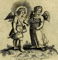 An illustration from Les emblemes d'amour divin et humain ensemble : expliquez par des vers françois (1640)