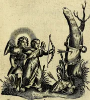 An illustration from Les emblemes d'amour divin et humain ensemble : expliquez par des vers françois (1640)