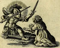 An illustration from Les emblemes d'amour divin et humain ensemble : expliquez par des vers françois (1640)