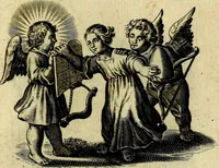 An illustration from Les emblemes d'amour divin et humain ensemble : expliquez par des vers françois (1640)