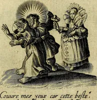 An illustration from Les emblemes d'amour divin et humain ensemble : expliquez par des vers françois (1640)
