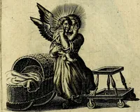 An illustration from Les emblemes d'amour divin et humain ensemble : expliquez par des vers françois (1640)