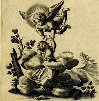An illustration from Les emblemes d'amour divin et humain ensemble : expliquez par des vers françois (1640)