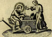 An illustration from Les emblemes d'amour divin et humain ensemble : expliquez par des vers françois (1640)