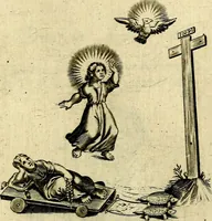 An illustration from Les emblemes d'amour divin et humain ensemble : expliquez par des vers françois (1640)