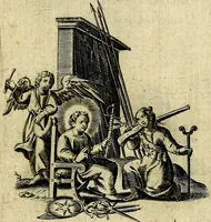 An illustration from Les emblemes d'amour divin et humain ensemble : expliquez par des vers françois (1640)