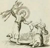 An illustration from Les Emblemes d'amovr divin et hvmain ensemble. Expliquez par des vers françois (1600)