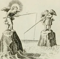 An illustration from Les Emblemes d'amovr divin et hvmain ensemble. Expliquez par des vers françois (1600)