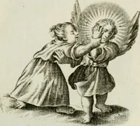 An illustration from Les Emblemes d'amovr divin et hvmain ensemble. Expliquez par des vers françois (1600)