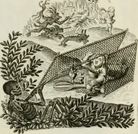 An illustration from Les Emblemes d'amovr divin et hvmain ensemble. Expliquez par des vers françois (1600)