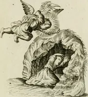 An illustration from Les Emblemes d'amovr divin et hvmain ensemble. Expliquez par des vers françois (1600)